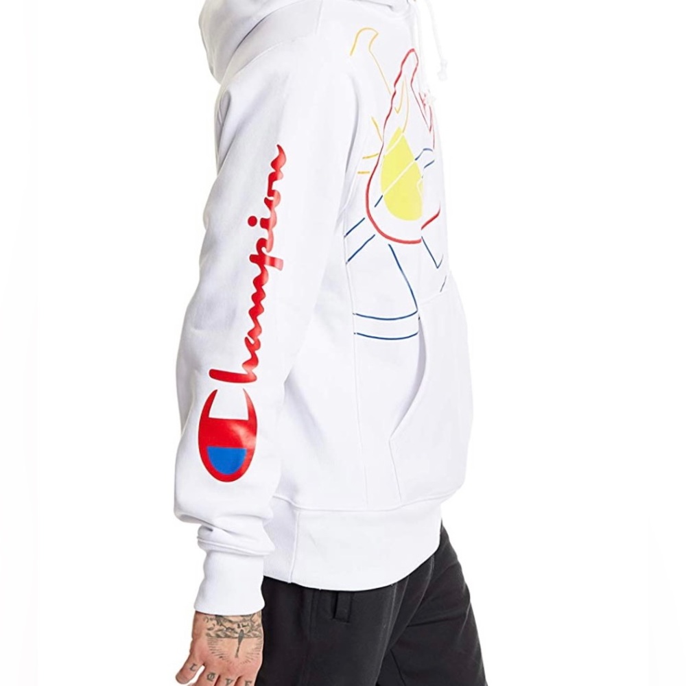 Champion Men's Sweatshirt Reverse Weave, Hoodie for Mens, Multiple Graphics